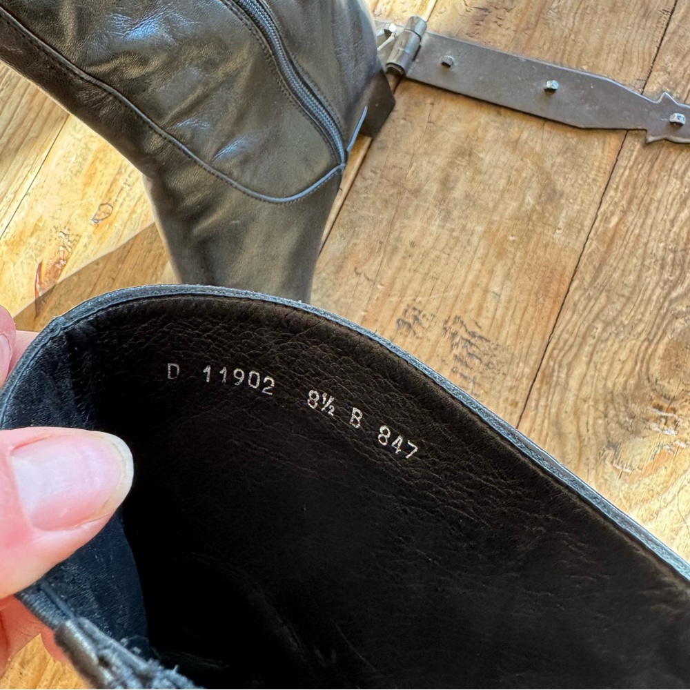 Cole Haan Black Heeled Boots - Picture 7 of 7